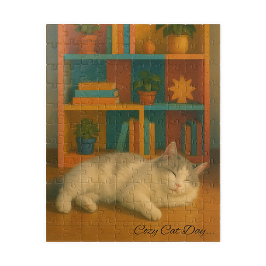The Bookshelf Nap - 110 to 525 Pieces - Perfect Gift for Cat Lovers
