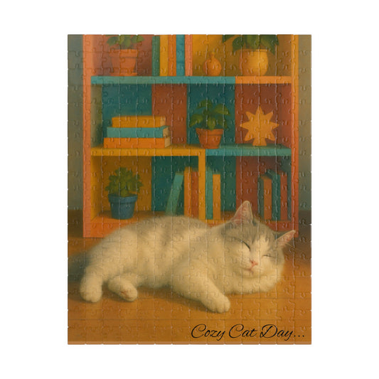 The Bookshelf Nap - 110 to 525 Pieces - Perfect Gift for Cat Lovers