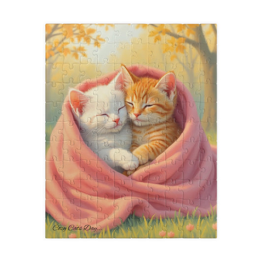 Held Tight in the Heart of Autumn - 110 to 520 Pieces - Perfect Gift for Cat Lovers