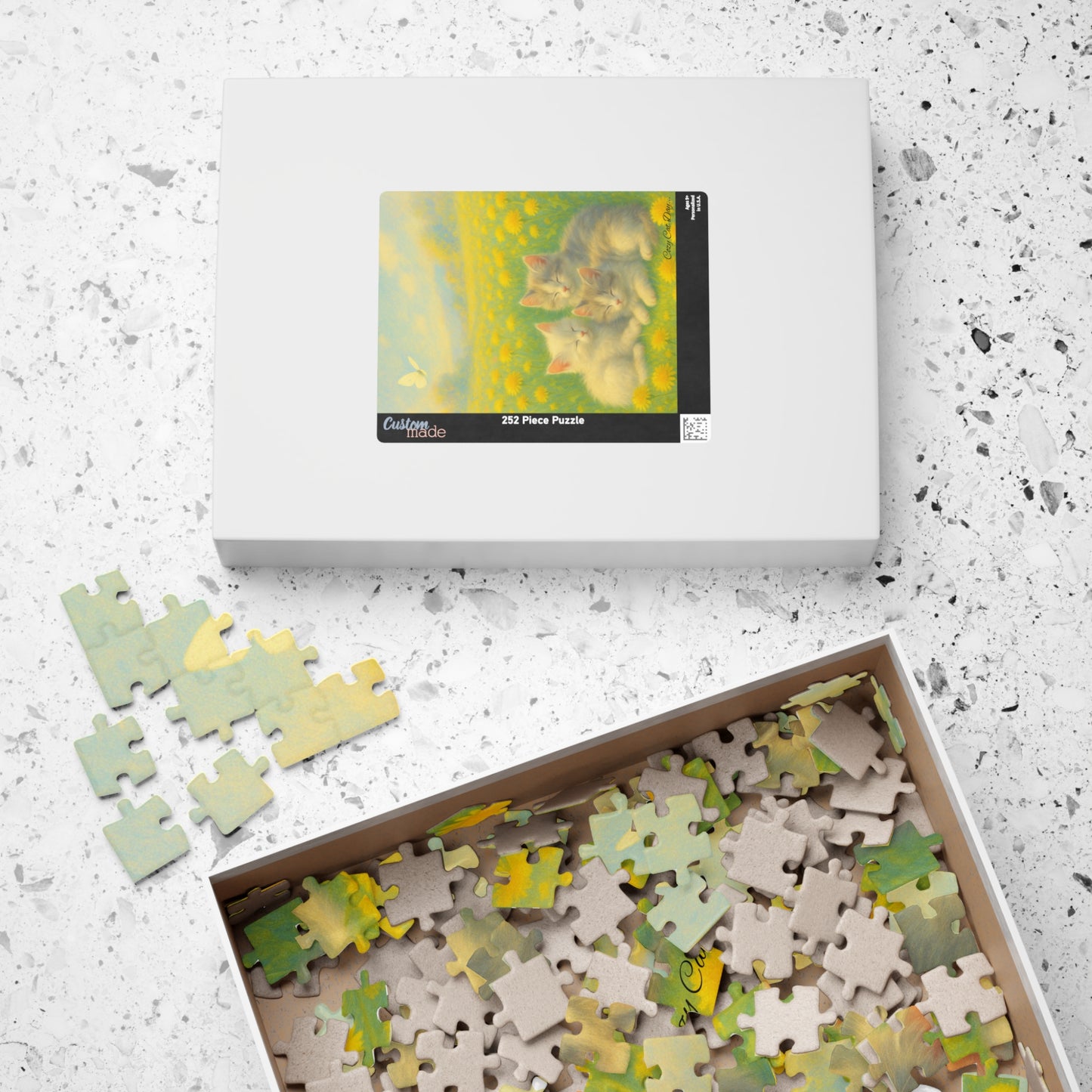 Kittens in the Dandelion Breeze - 110 to 520 Pieces - Perfect Gift for Cat Lovers
