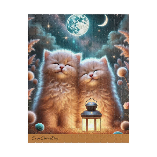 Moonlit Whiskers - 110 to 520 Pieces - Perfect Gift for Cat Lovers