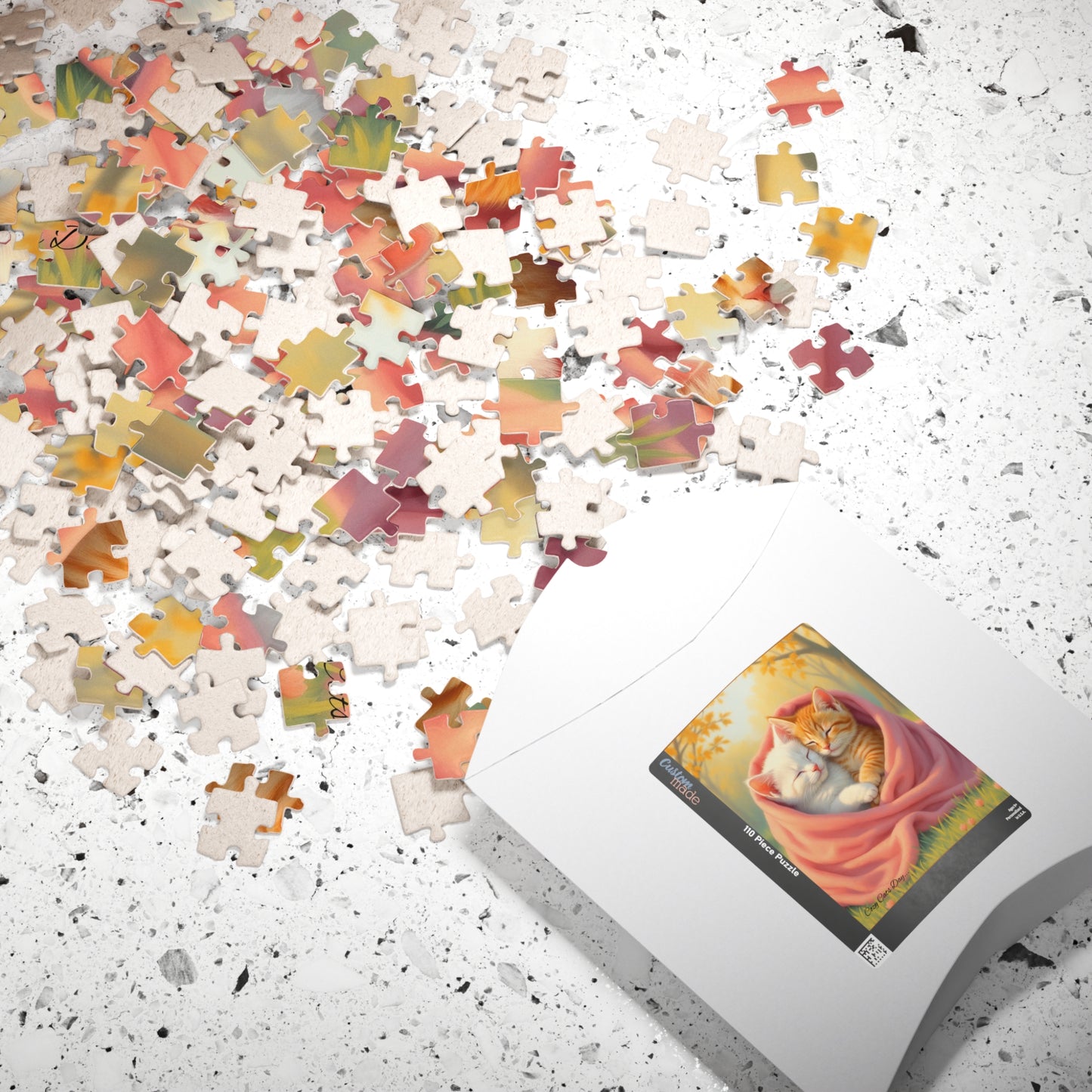 Held Tight in the Heart of Autumn - 110 to 520 Pieces - Perfect Gift for Cat Lovers
