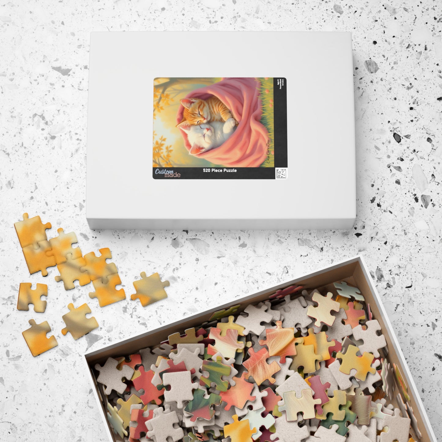 Held Tight in the Heart of Autumn - 110 to 520 Pieces - Perfect Gift for Cat Lovers