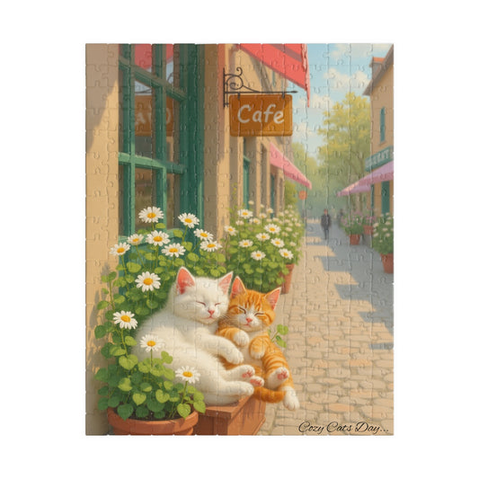 Spring in the Town - 110 to 520 Pieces - Perfect Gift for Cat Lovers