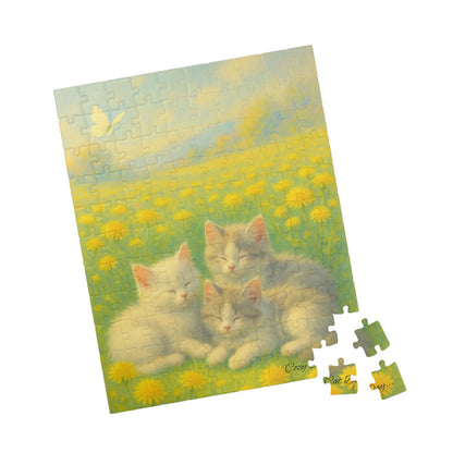 Kittens in the Dandelion Breeze - 110 to 520 Pieces - Perfect Gift for Cat Lovers