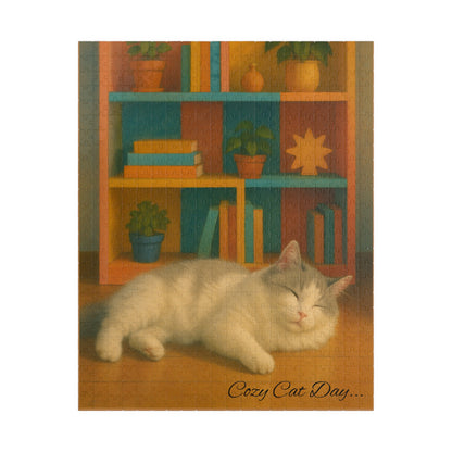 The Bookshelf Nap - 110 to 525 Pieces - Perfect Gift for Cat Lovers