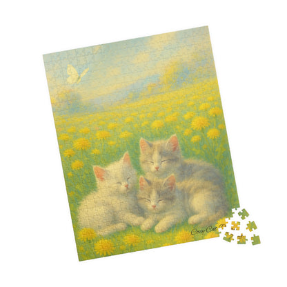 Kittens in the Dandelion Breeze - 110 to 520 Pieces - Perfect Gift for Cat Lovers