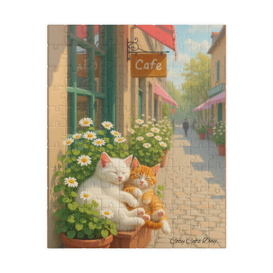 Spring in the Town - 110 to 520 Pieces - Perfect Gift for Cat Lovers