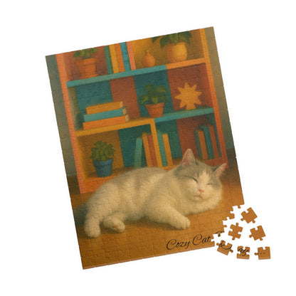 The Bookshelf Nap - 110 to 525 Pieces - Perfect Gift for Cat Lovers